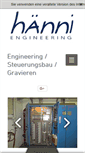 Mobile Screenshot of haenni-engineering.ch